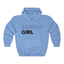 Load image into Gallery viewer, Boston Girl Black Hooded Sweatshirt