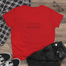 Load image into Gallery viewer, Black Woman Healing Midweight Cotton Tee
