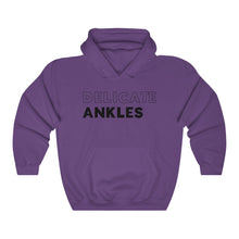 Load image into Gallery viewer, Delicate Ankles Black Hooded Sweatshirt