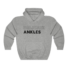 Load image into Gallery viewer, Delicate Ankles Black Hooded Sweatshirt