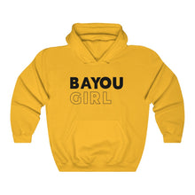 Load image into Gallery viewer, Bayou Girl Black Hooded Sweatshirt