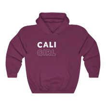 Load image into Gallery viewer, Cali Girl White Hooded Sweatshirt