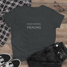 Load image into Gallery viewer, Black Woman Healing Midweight Cotton Tee