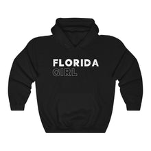 Load image into Gallery viewer, Florida Girl White Hooded Sweatshirt