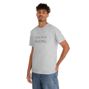 Black Man Healing Unisex Heavy Cotton Tee