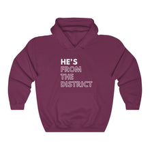 Load image into Gallery viewer, He's from The District Unisex Heavy Blend™ Hooded Sweatshirt