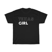 Load image into Gallery viewer, Texas Girl White Unisex Heavy Cotton Tee
