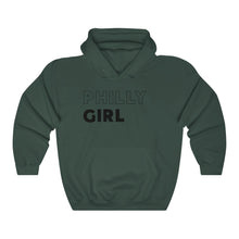 Load image into Gallery viewer, Philly Girl Black Hooded Sweatshirt