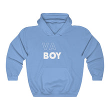 Load image into Gallery viewer, VA Boy White Hooded Sweatshirt