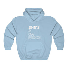 Load image into Gallery viewer, She's A GA Peach Unisex Heavy Blend™ Hooded Sweatshirt