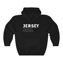 Load image into Gallery viewer, Jersey Girl White Hooded Sweatshirt