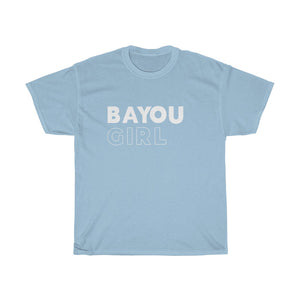 Bayou Girl White Unisex Heavy Cotton Tee