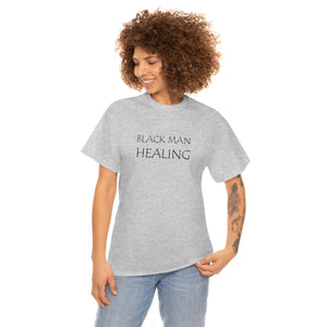 Black Man Healing Unisex Heavy Cotton Tee