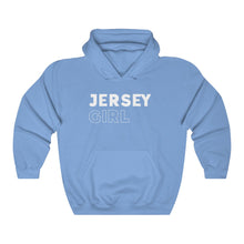 Load image into Gallery viewer, Jersey Girl White Hooded Sweatshirt
