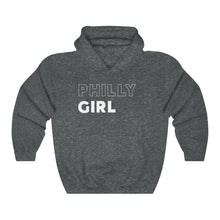 Load image into Gallery viewer, Philly Girl White Hooded Sweatshirt
