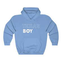 Load image into Gallery viewer, Texas Boy White Hooded Sweatshirt