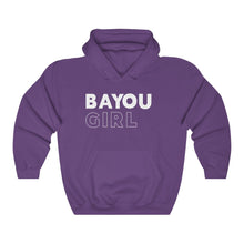 Load image into Gallery viewer, Bayou Girl White Hooded Sweatshirt