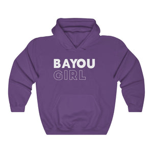 Bayou Girl White Hooded Sweatshirt
