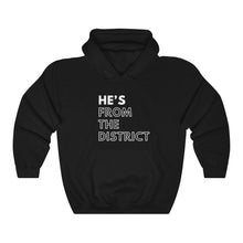 Load image into Gallery viewer, He's from The District Unisex Heavy Blend™ Hooded Sweatshirt