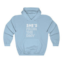 Load image into Gallery viewer, She's From the DMV Unisex Heavy Blend™ Hooded Sweatshirt