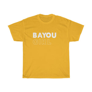 Bayou Girl White Unisex Heavy Cotton Tee