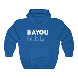Bayou Girl White Hooded Sweatshirt