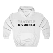 Load image into Gallery viewer, Recently Divorced Black Hooded Sweatshirt
