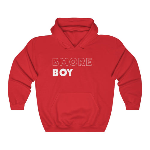 BMore Boy White Hooded Sweatshirt