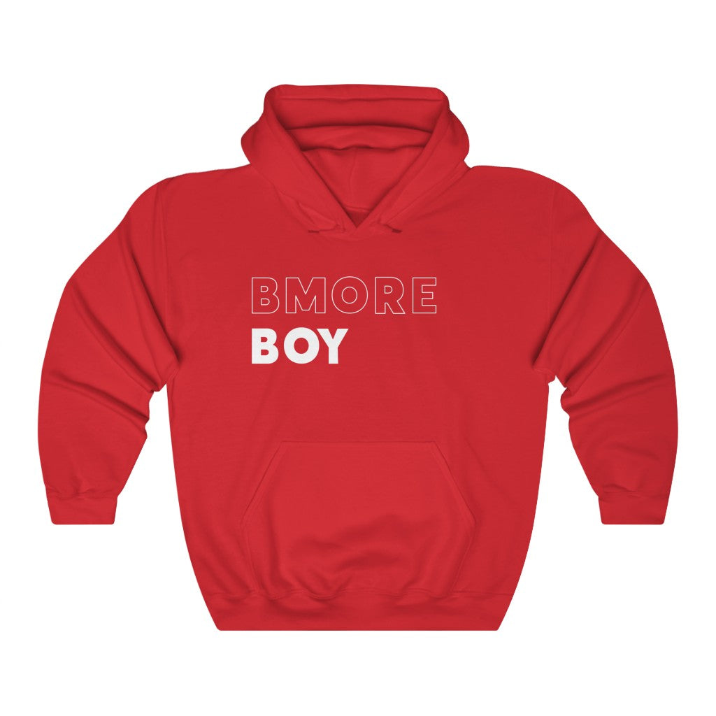BMore Boy White Hooded Sweatshirt