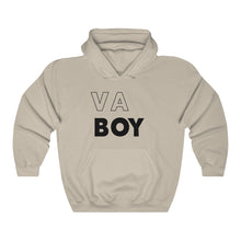 Load image into Gallery viewer, VA Boy Black Hooded Sweatshirt