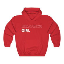 Load image into Gallery viewer, Brooklyn Girl White Hooded Sweatshirt