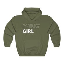 Load image into Gallery viewer, Philly Girl White Hooded Sweatshirt