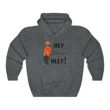 Load image into Gallery viewer, Hey Boy Heey! Logo Black Hooded Sweatshirt
