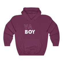 Load image into Gallery viewer, VA Boy White Hooded Sweatshirt
