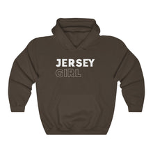 Load image into Gallery viewer, Jersey Girl White Hooded Sweatshirt