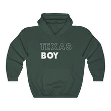 Load image into Gallery viewer, Texas Boy White Hooded Sweatshirt