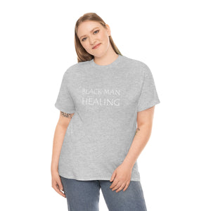 Black Man Healing Unisex Heavy Cotton Tee