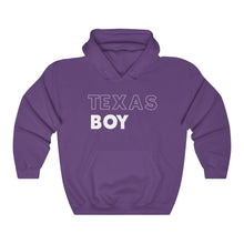 Load image into Gallery viewer, Texas Boy White Hooded Sweatshirt