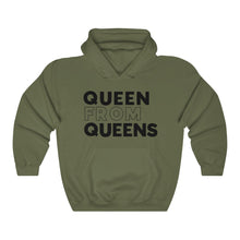 Load image into Gallery viewer, Queen From Queens Black Hooded Sweatshirt