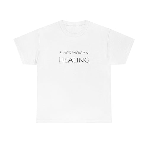 Black Woman Healing Unisex Heavy Cotton Tee