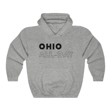Load image into Gallery viewer, Ohio All-Day Black Hooded Sweatshirt