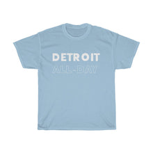 Load image into Gallery viewer, Detroit All-Day White Unisex Heavy Cotton Tee