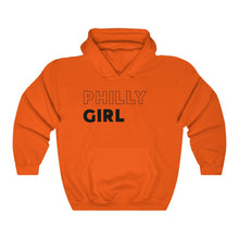 Load image into Gallery viewer, Philly Girl Black Hooded Sweatshirt
