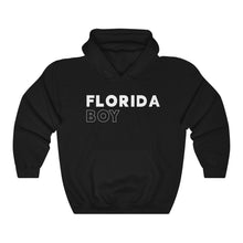 Load image into Gallery viewer, Florida Boy White Hooded Sweatshirt