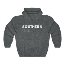 Load image into Gallery viewer, Southern Girl White Hooded Sweatshirt