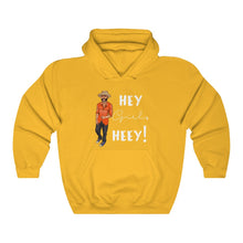 Load image into Gallery viewer, Hey Girl Heey! White Logo Hooded Sweatshirt