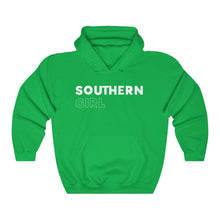 Load image into Gallery viewer, Southern Girl White Hooded Sweatshirt