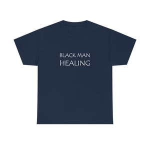 Black Man Healing Unisex Heavy Cotton Tee