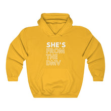 Load image into Gallery viewer, She's From the DMV Unisex Heavy Blend™ Hooded Sweatshirt