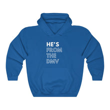 Load image into Gallery viewer, He's From the DMV Unisex Heavy Blend™ Hooded Sweatshirt